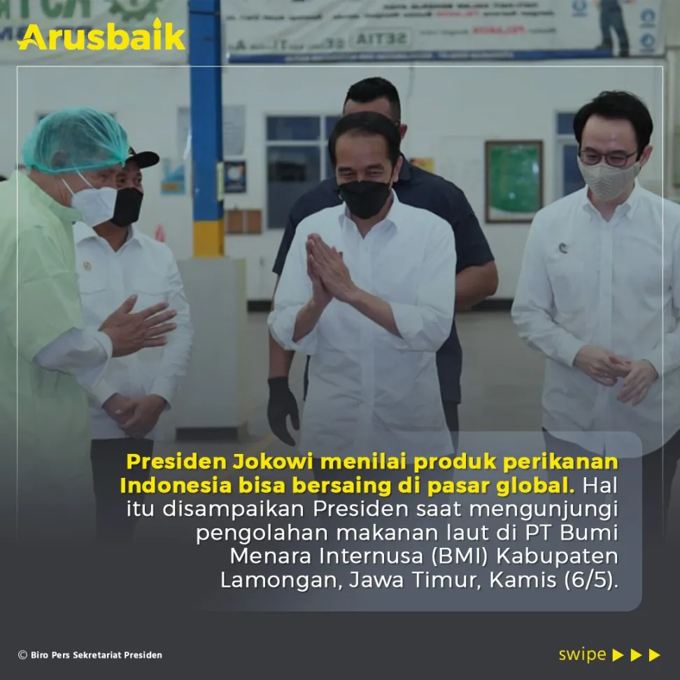 Presiden: Produk Perikanan Indonesia Sangat Menjanjikan Untuk Pasar Dunia