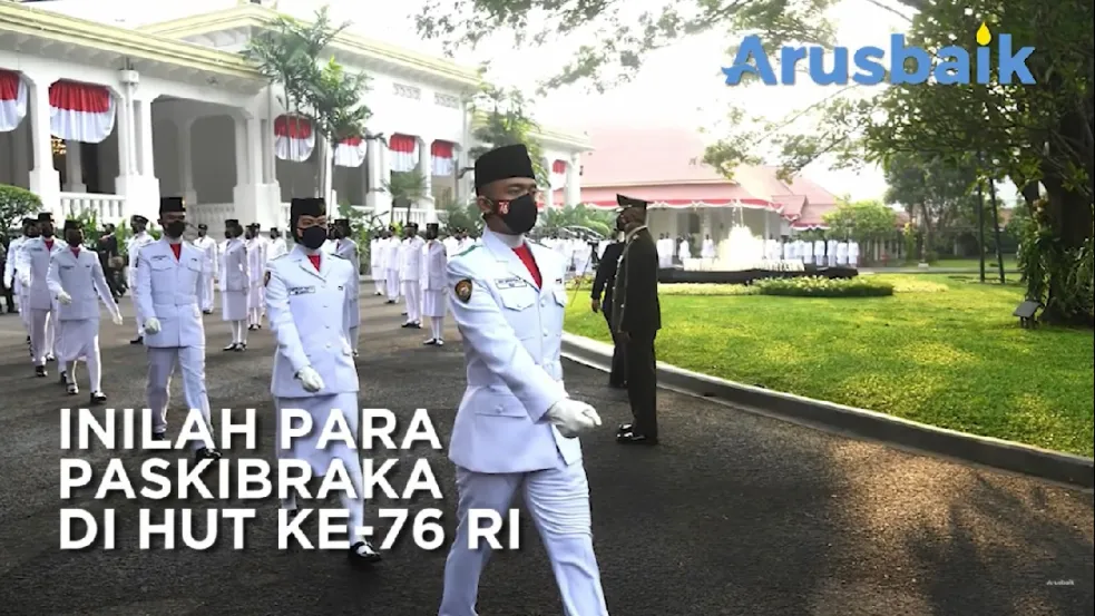 Inilah Para Paskibraka di HUT ke-76 RI