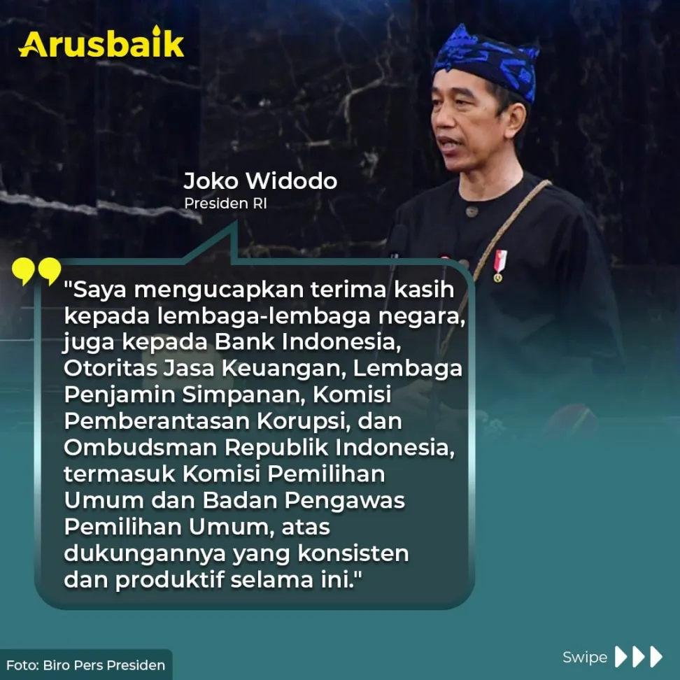 Kerja Cerdas Antarlembaga Negara Diapresiasi  Presiden