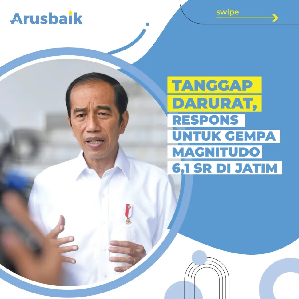 Tanggap Darurat, Respons Untuk Gempa Magnitudo 6,1 SR di Jatim