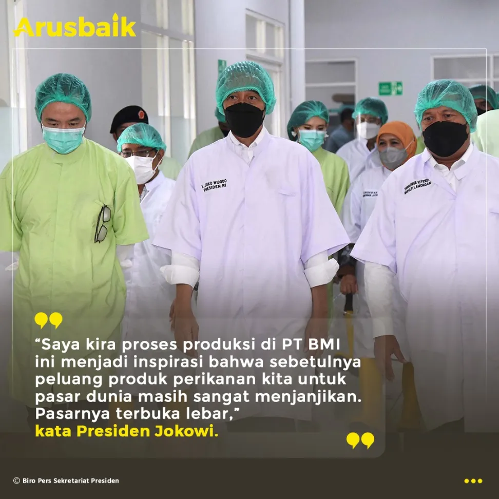 Presiden: Produk Perikanan Indonesia Sangat Menjanjikan Untuk Pasar Dunia