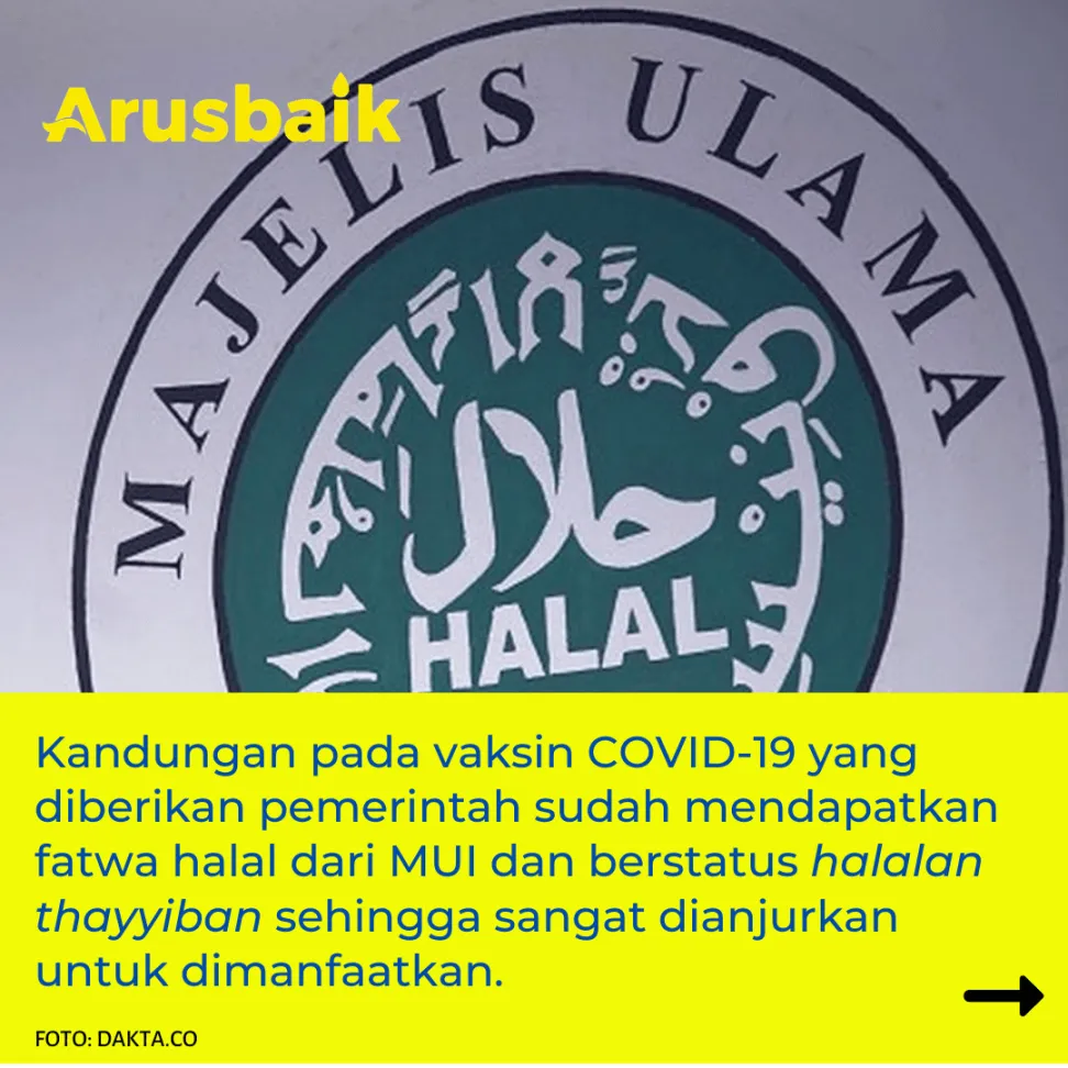 Jangan Khawatir Vaksin Covid-19 Sudah Dinyatakan Halal Kok