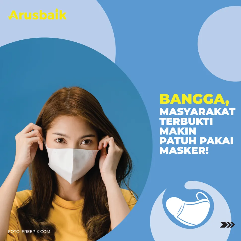 Bangga, Masyarakat Terbukti Makin Patuh Pakai Masker!