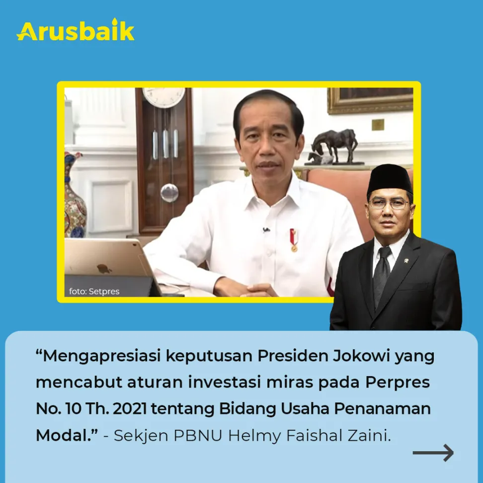 Aturan Investasi Miras Dicabut Presiden Jokowi Diapresiasi Dengar Suara Ulama