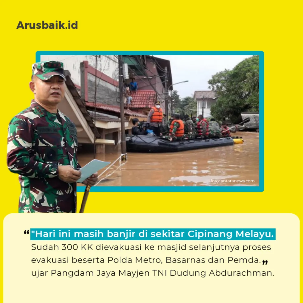 TNI & Polri bersinergi sebagai garda terdepan atasi banjir