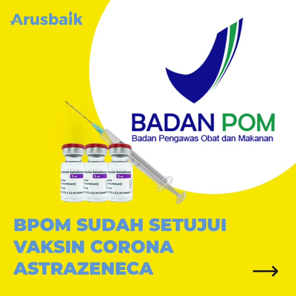 BPOM Sudah Setujui Vaksin Corona AstraZeneca