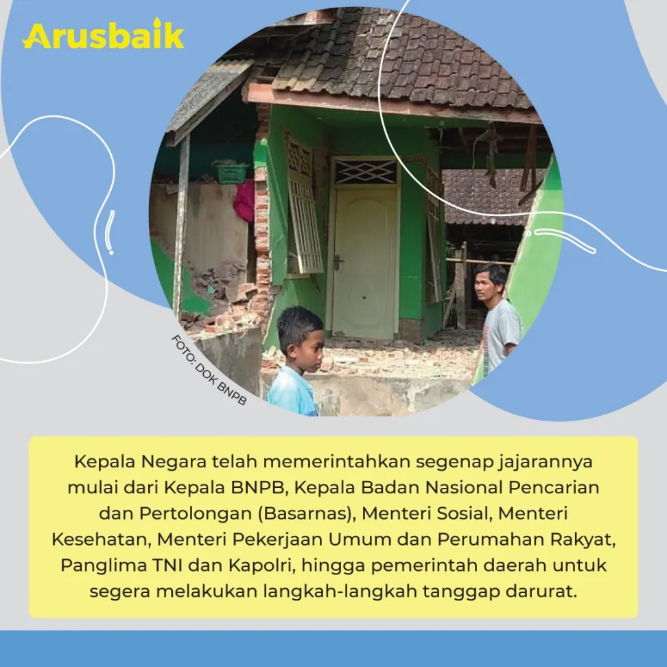 Tanggap Darurat, Respons Untuk Gempa Magnitudo 6,1 SR di Jatim