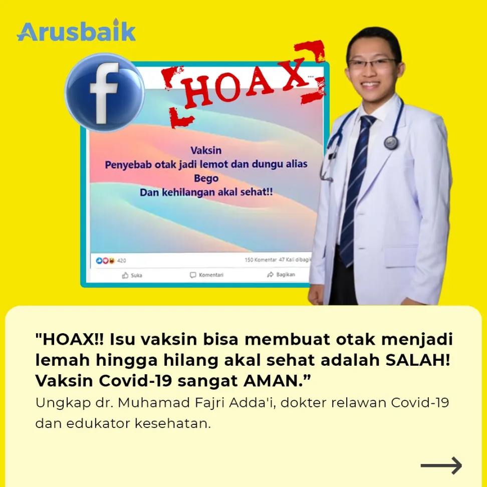 Hoax Efek Samping Vaksin