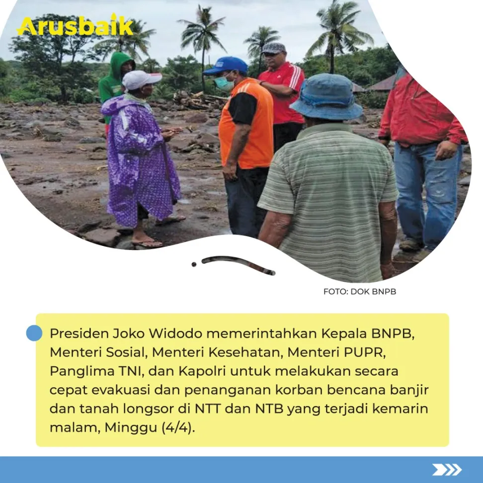Cepat! Tangani Bencana Di NTT & NTB, Kata Presiden