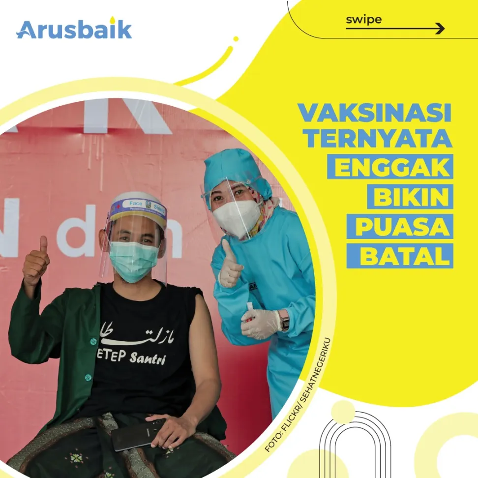 Vaksinasi Ternyata Enggak Bikin Puasa Batal
