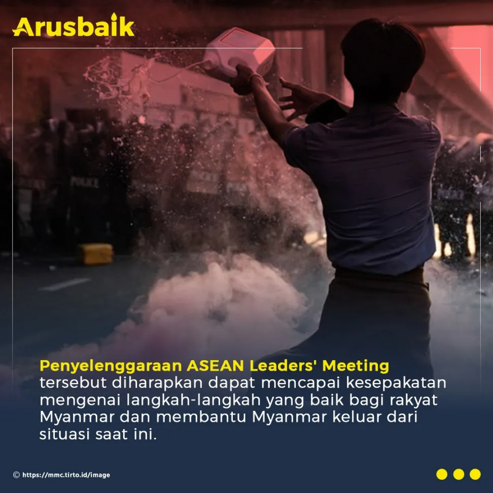 Asean Leaders' Meeting, Tekad Kuat Ciptakan Solusi Terbaik Bagi Myanmar