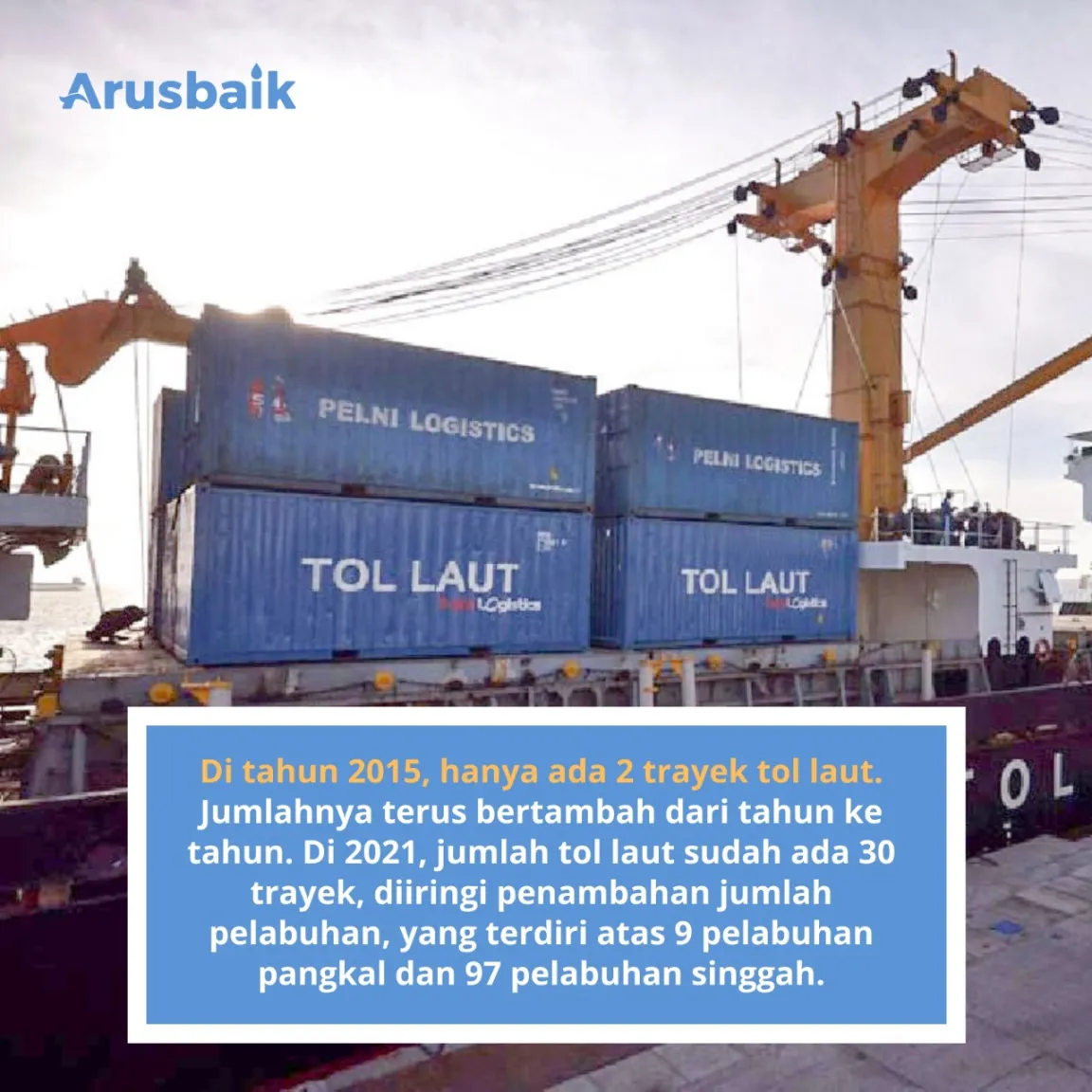 Dari Hanya Dua, Kini Sudah Ada 30 Trayek Tol Laut