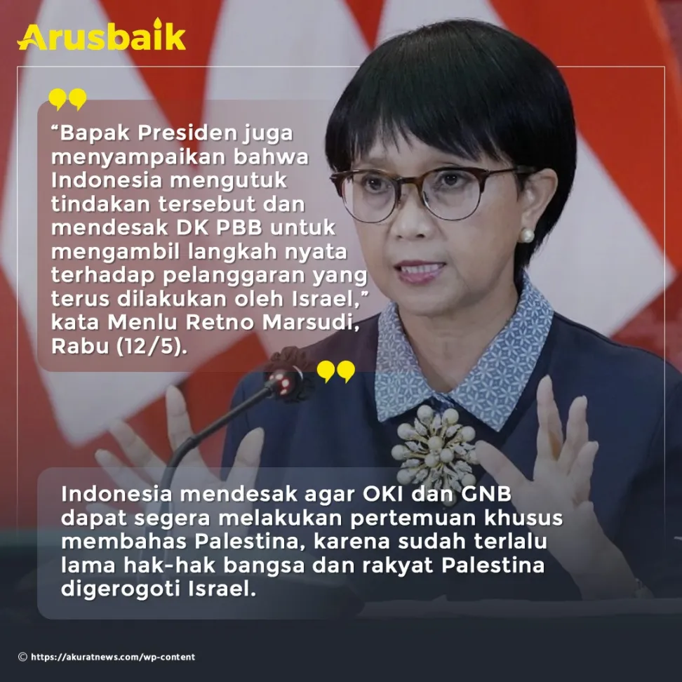 Indonesia Kerahkan Upaya Maksimal Bantu Perjuangkan Hak-Hak Rakyat Palestina