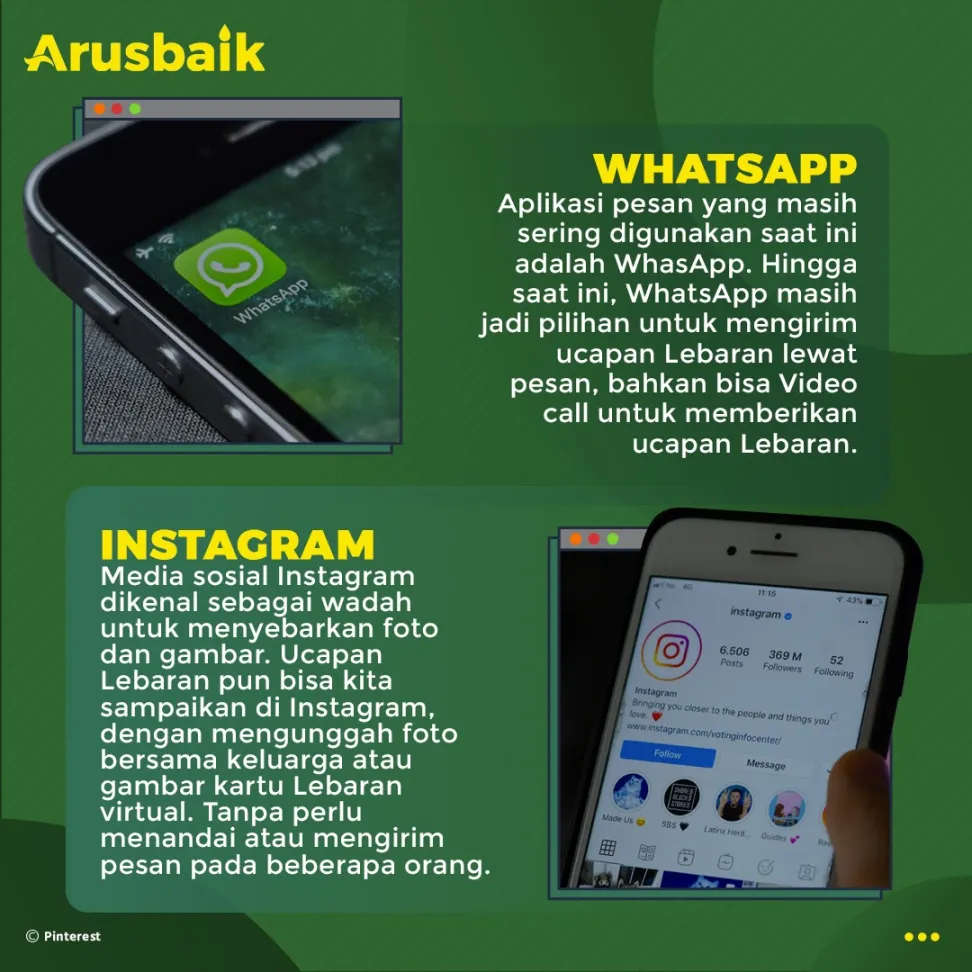 Nostalgia Ucapan Lebaran, dari Kartu hingga Instagram