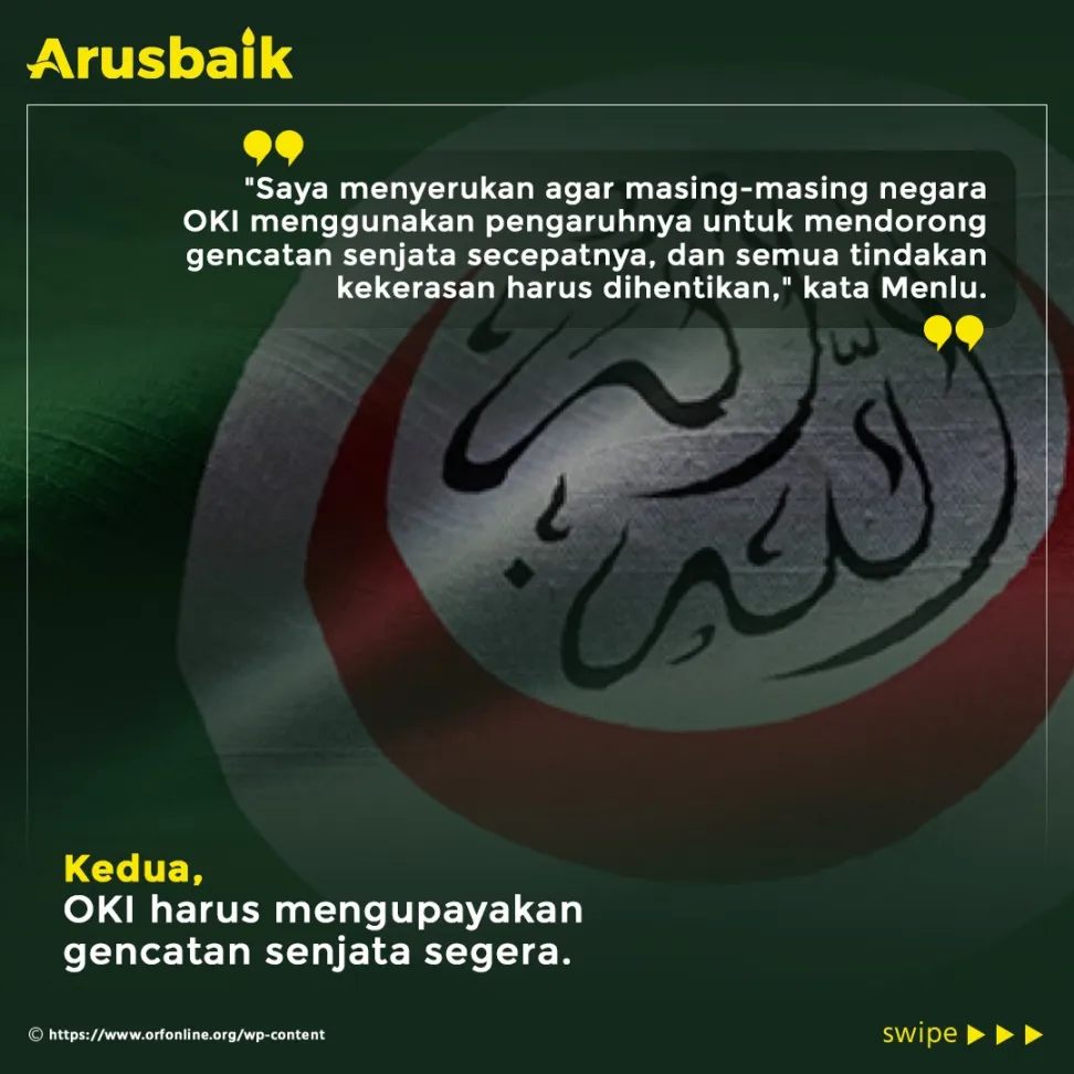 Menlu Retno, Usulkan 3 Langkah Redam Konflik Israel - Palestina