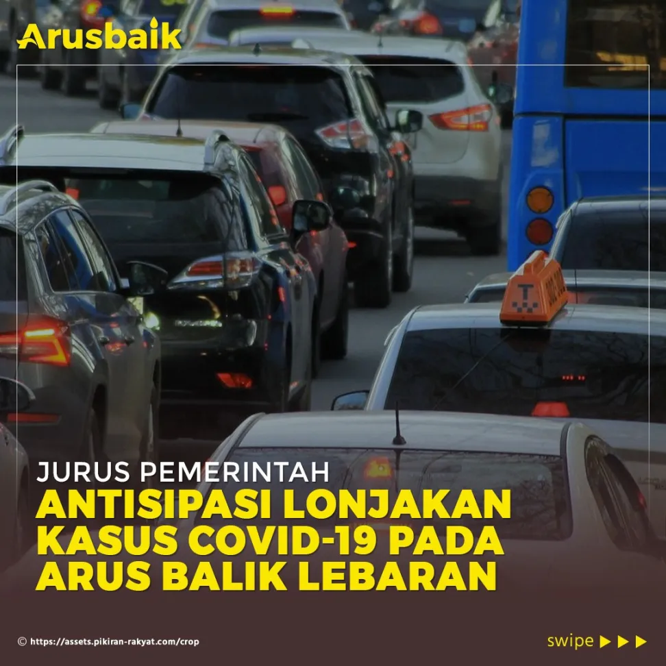 Jurus Pemerintah Antisipasi Lonjakan Kasus  Pada Covid-19 Balik Lebaran