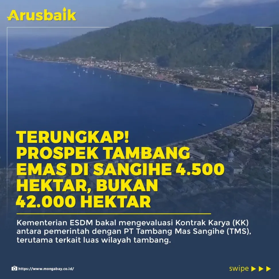 Terungkap! Prospek Tambang Emas Di Sangihe 4.500 Hektar, Bukan 42.000 Hektar