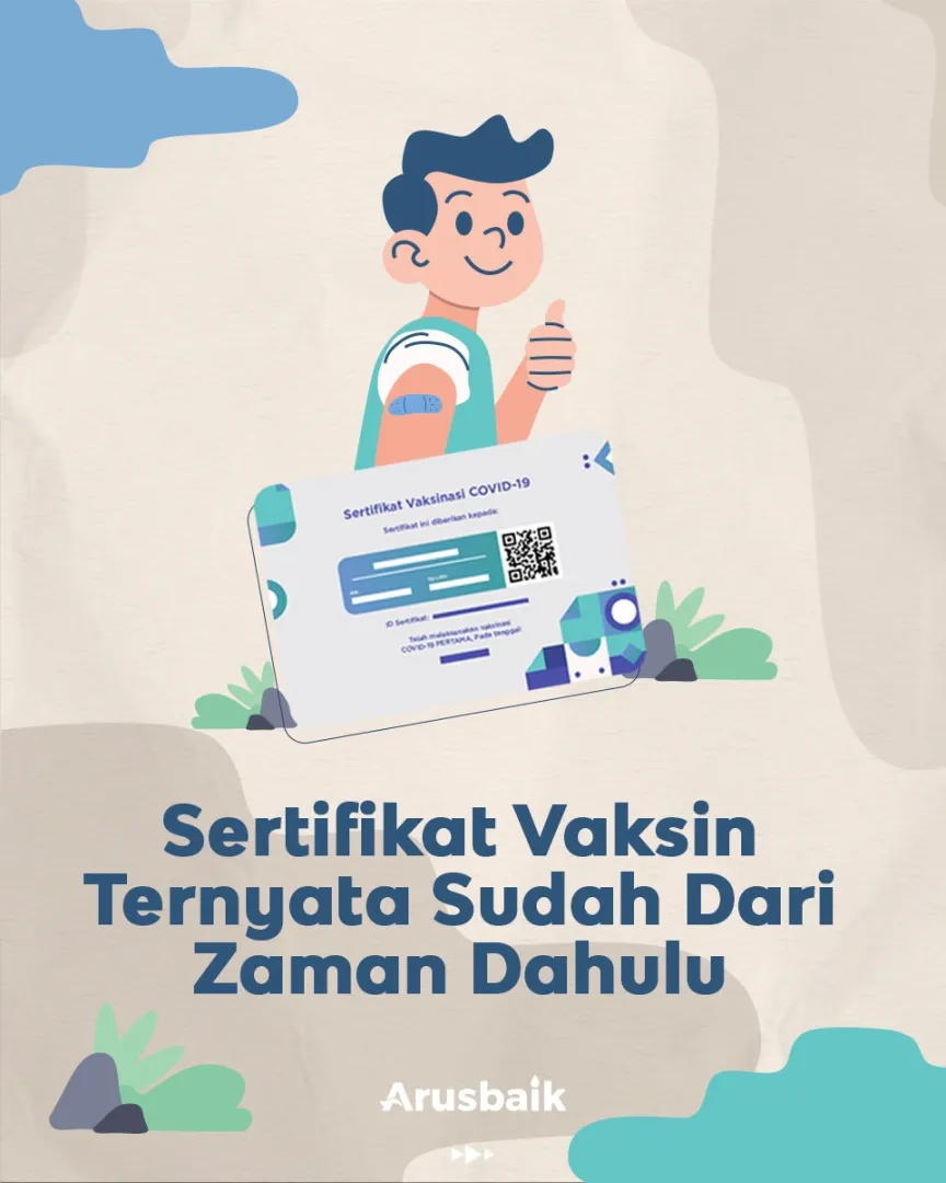 Sertifikat Vaksin Ternyata Sudah Dari Zaman Dahulu