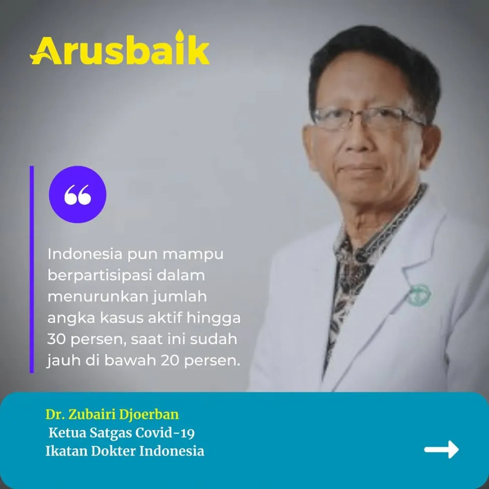 Kata Ikatan Dokter Indonesia, Angka Covid-19 Turun Drastis