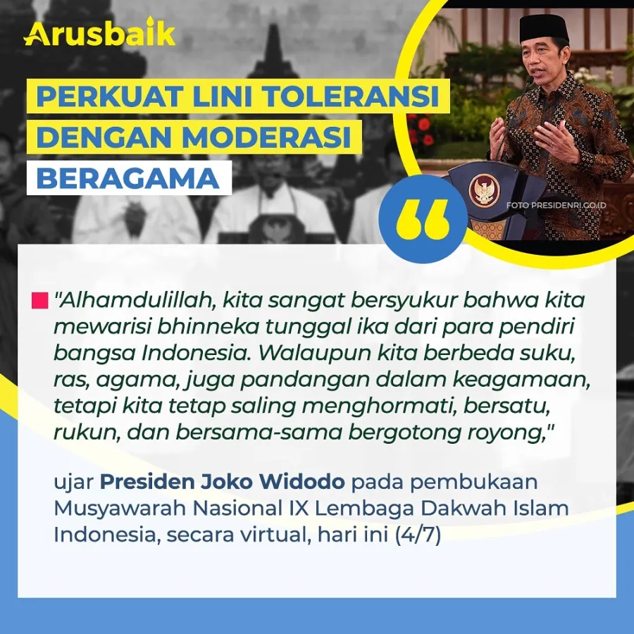 Perkuat Lini Toleransi Dengan Moderasi Beragama