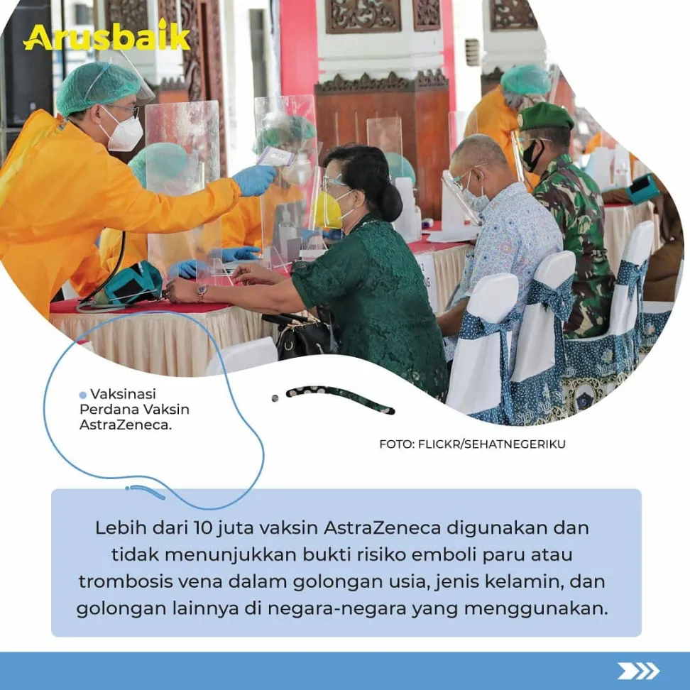 Vaksin Astrazeneca Dinyatakan Aman Oleh WHO & EMA