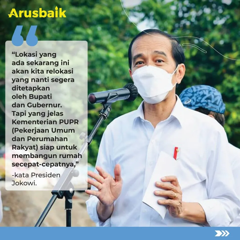 Di NTT, Presiden Jokowi Janji Bangun Hunian Baru Secepatnya