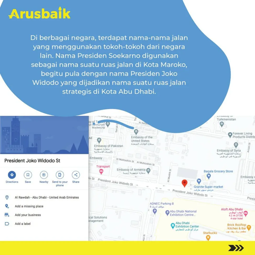 Sudah Biasa, Nama Tokoh Luar Negeri Jadi Nama Jalan
