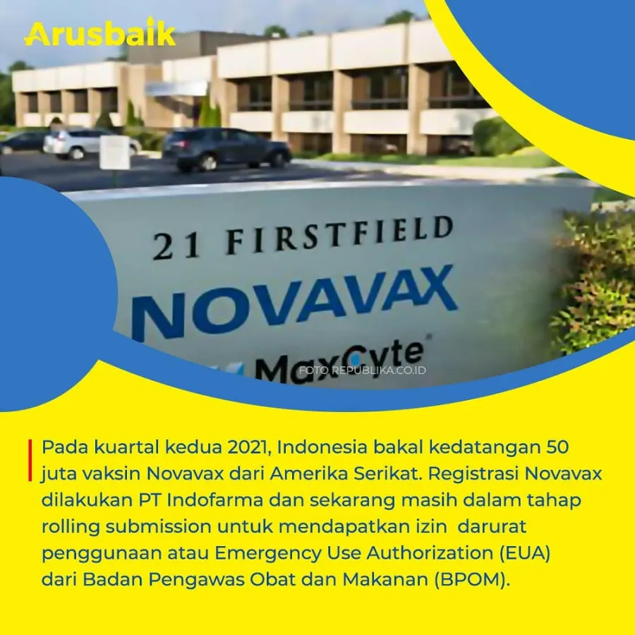 Hore, 50 Juta Vaksin Novavax Segera Masuk Indonesia