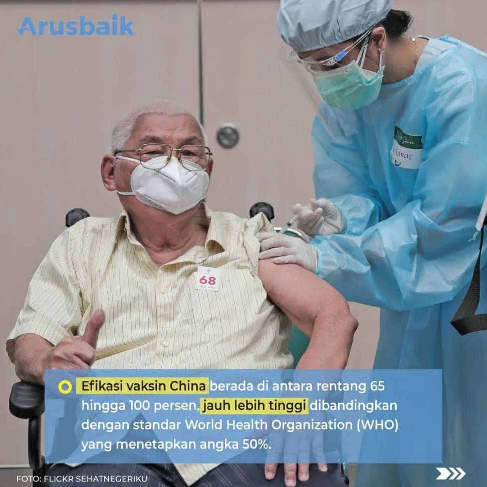 Enggak Usah Khawatir Soal Efikasi Vaksin China