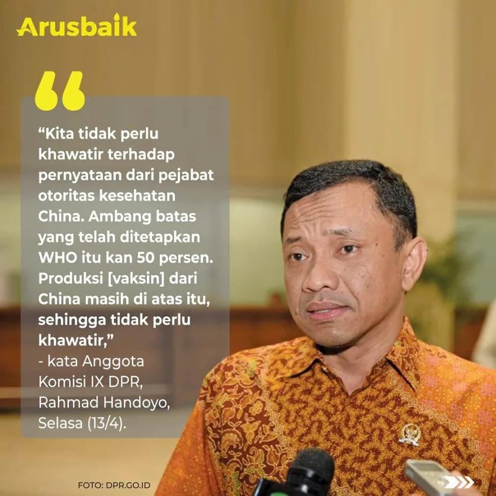 Enggak Usah Khawatir Soal Efikasi Vaksin China