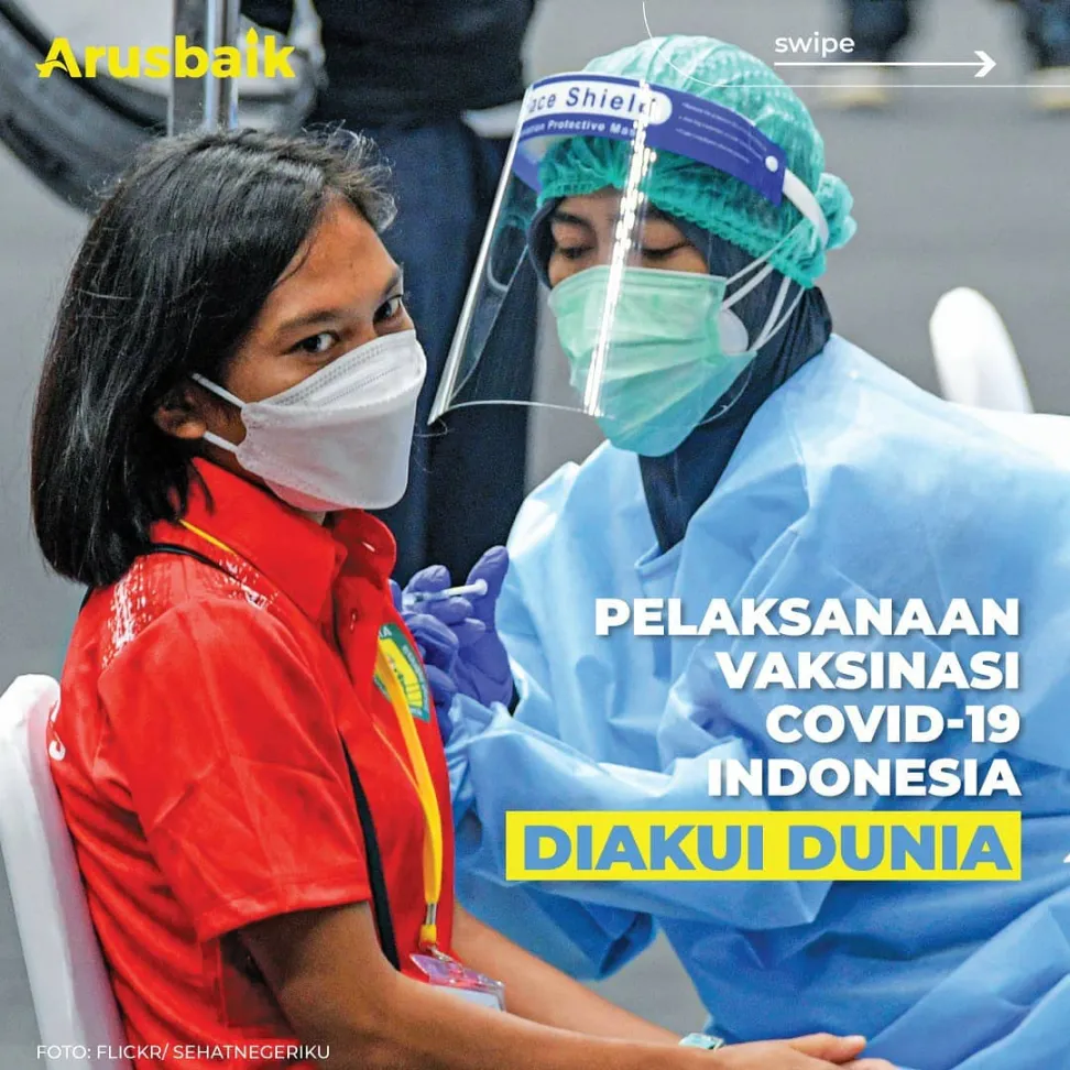 Pelaksanaan Vaksinasi Covid-19 Indonesia Diakui Dunia