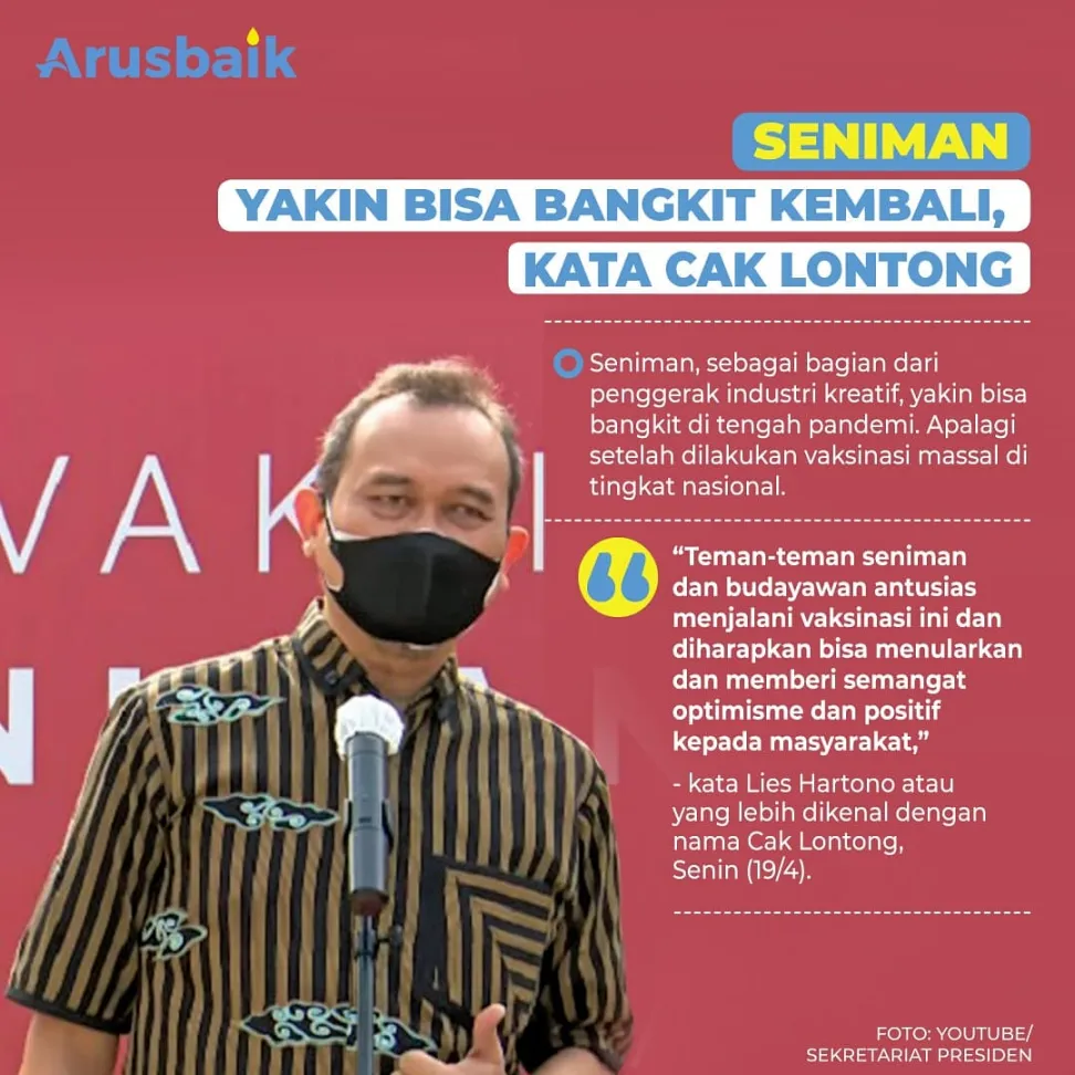 Seniman Yakin Bisa Bangkit Kembali, Kata Cak Lontong