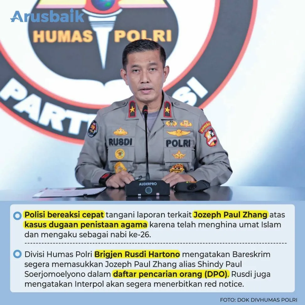 Polisi Gandeng Interpol Buru Nabi Palsu
