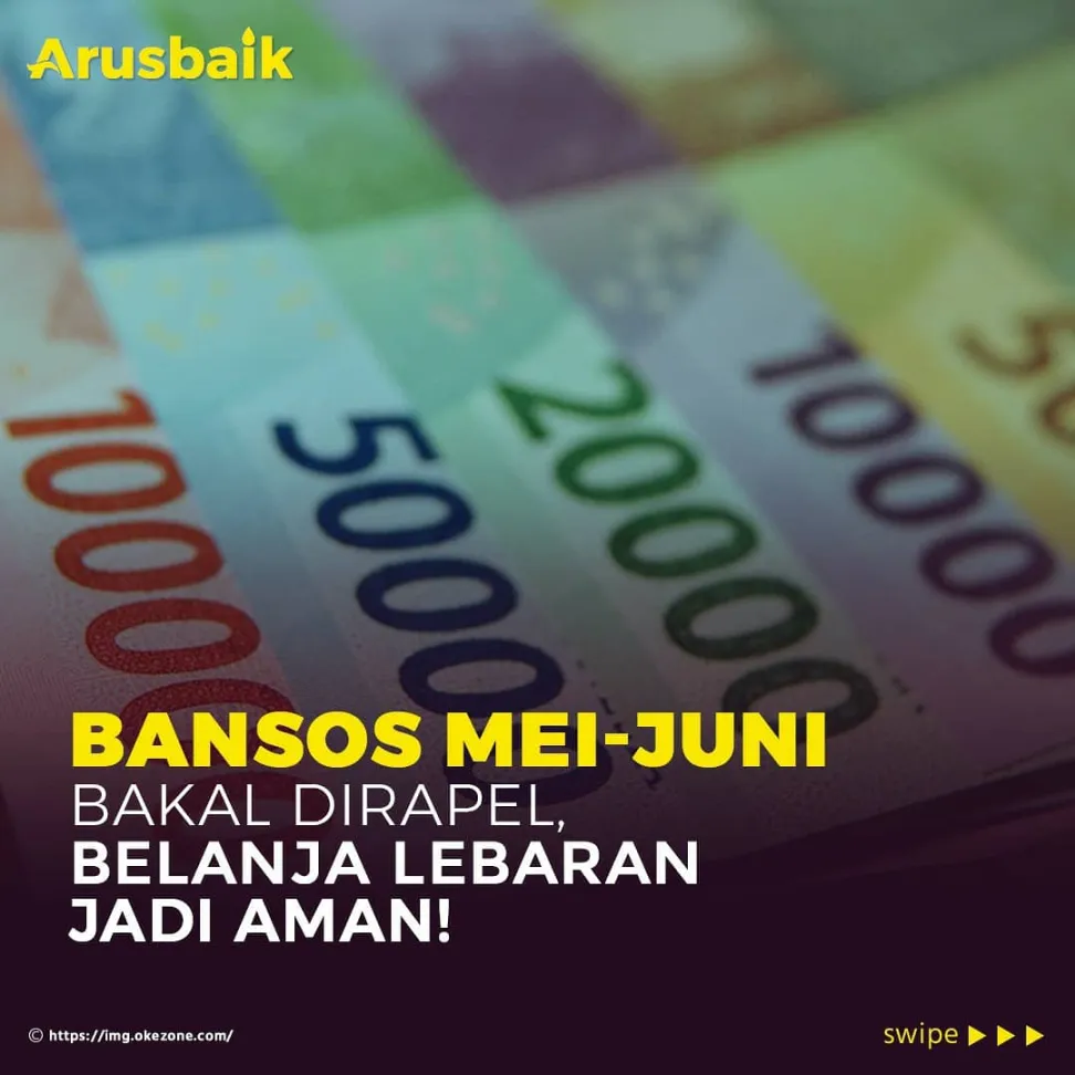 Bansos Mei-Juni Bakal Dirapel, Belanja Lebaran Jadi Aman!