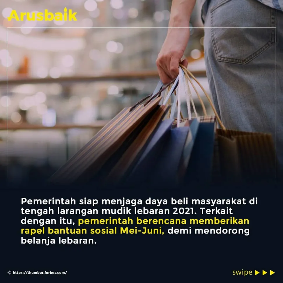 Bansos Mei-Juni Bakal Dirapel, Belanja Lebaran Jadi Aman!