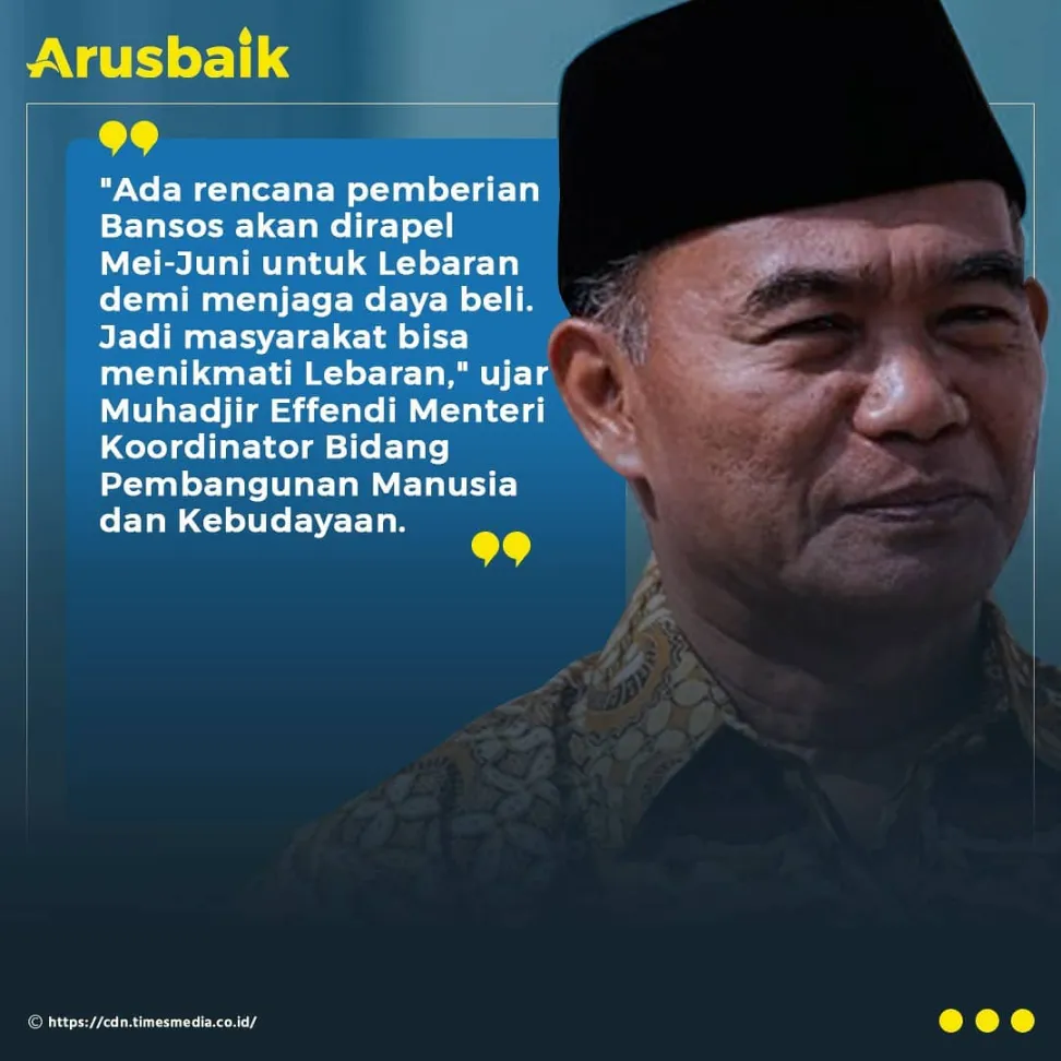 Bansos Mei-Juni Bakal Dirapel, Belanja Lebaran Jadi Aman!