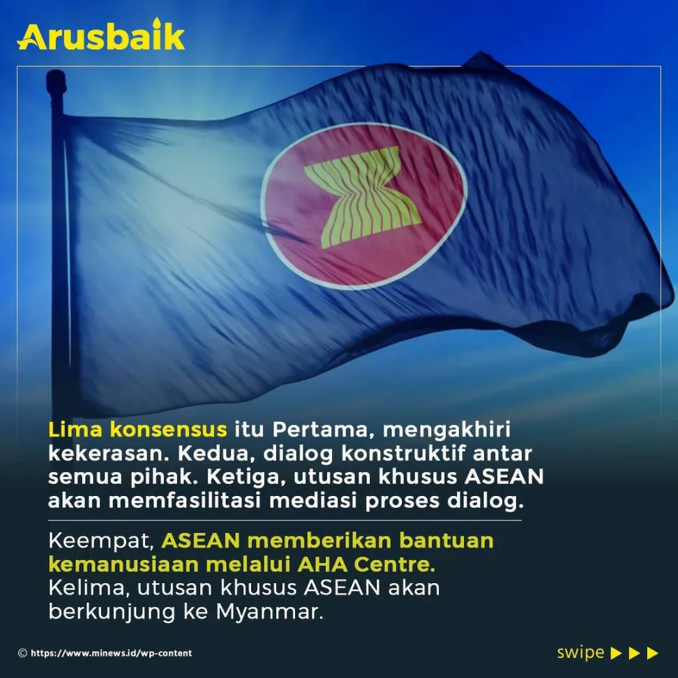 Di Depan Presiden Jokowi Dan Pemimpin ASEAN, Pimpinan Junta Militer Myanmar Janji Setop Kekerasan