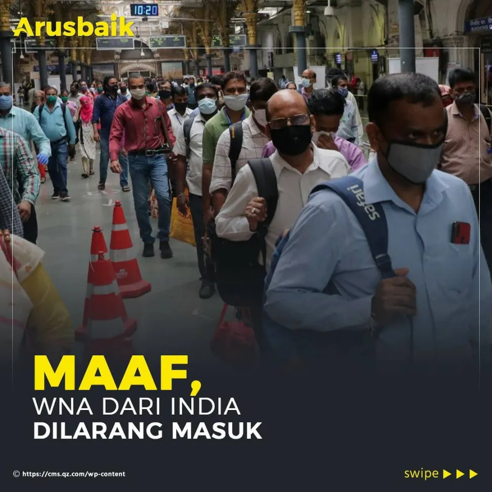 Maaf, WNA Dari India Dilarang Masuk
