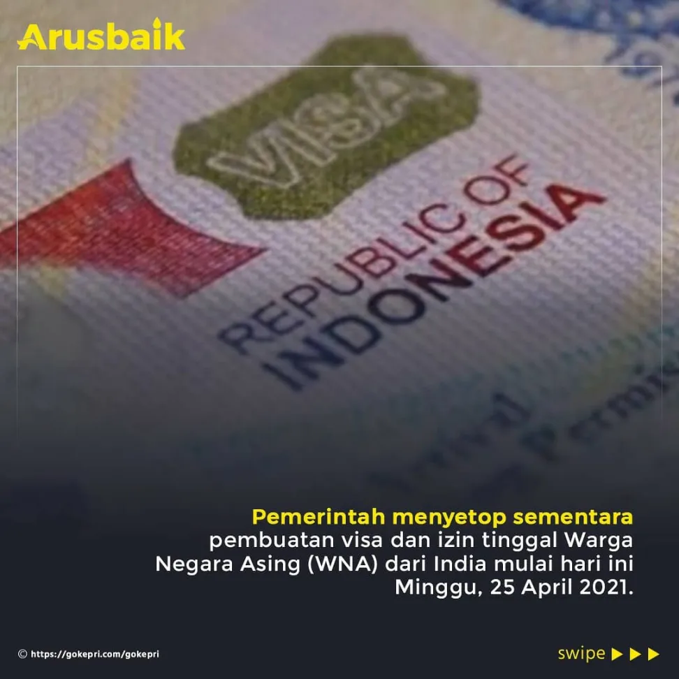 Maaf, WNA Dari India Dilarang Masuk
