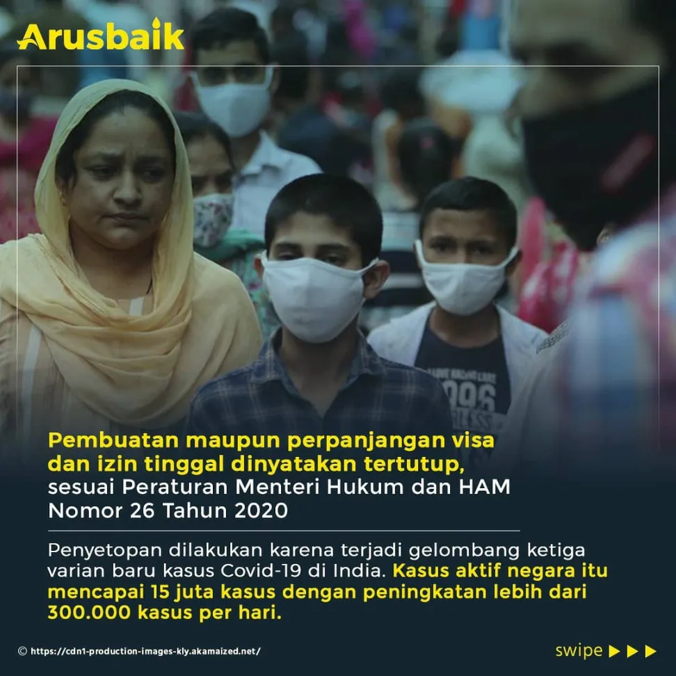 Maaf, WNA Dari India Dilarang Masuk