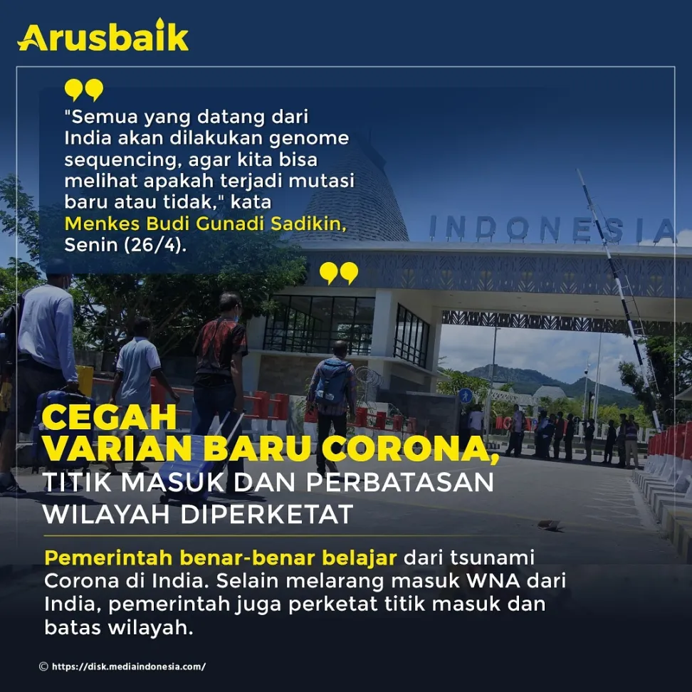 Cegah Varian Baru Corona, Titik Masuk Dan Perbatasan Wilayah Diperketat