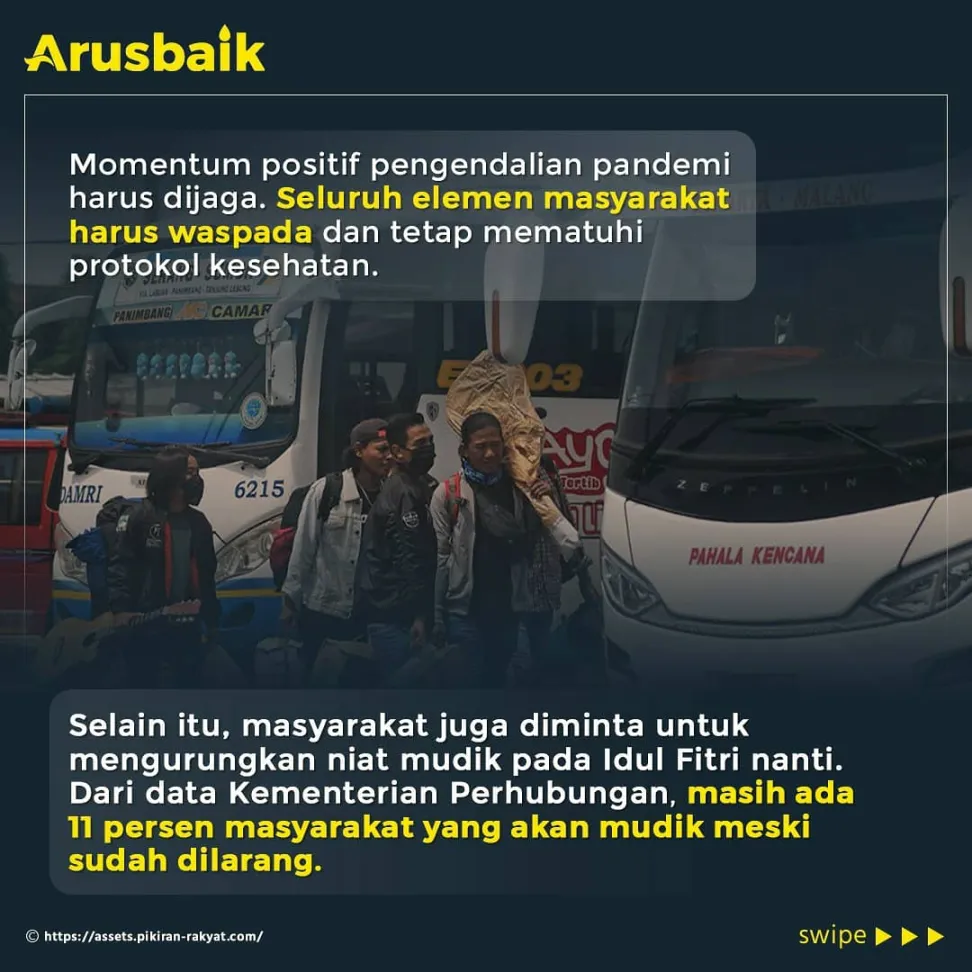 Pengendalian Covid-19 Sudah Baik, Tapi Harus Tetap Waspada!