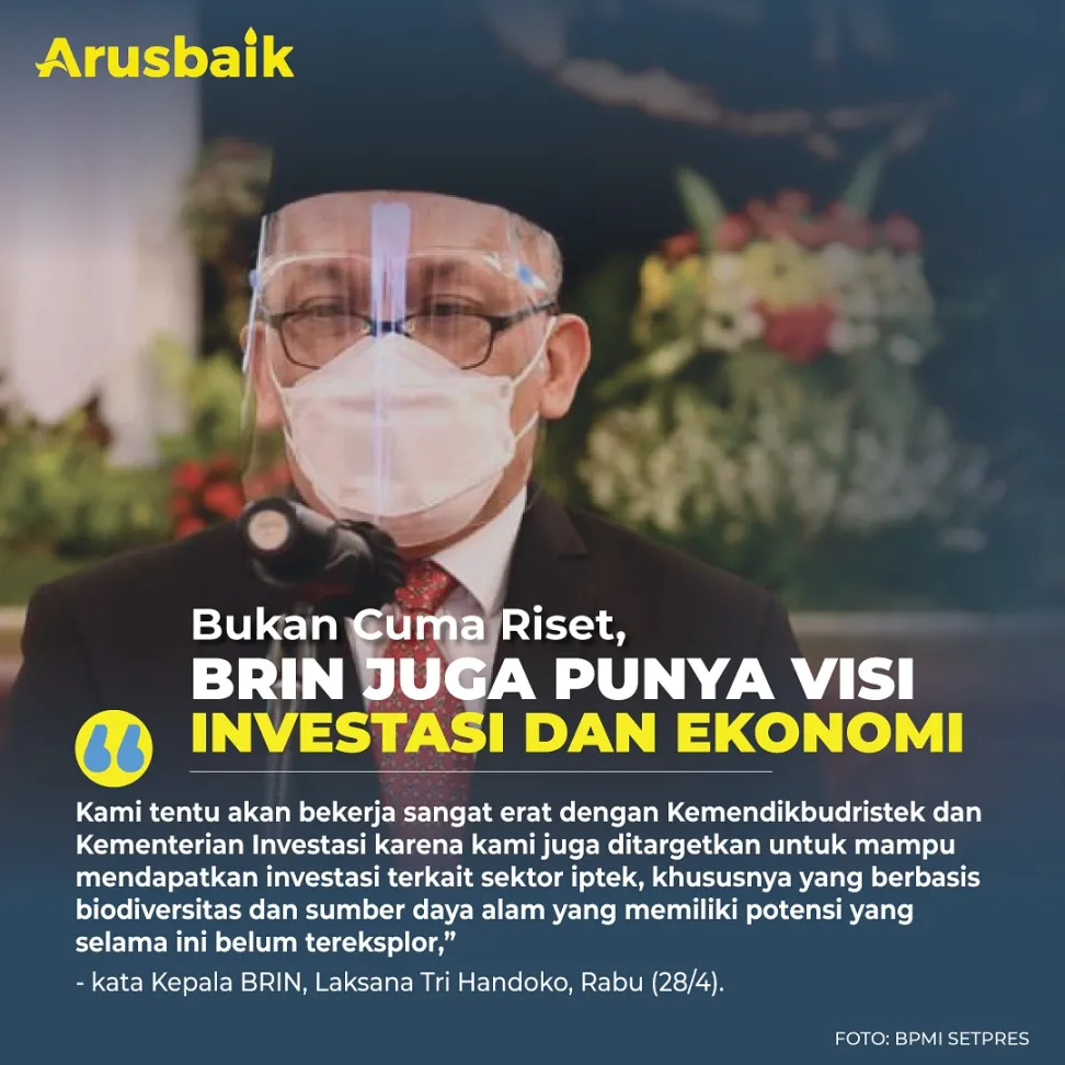 Bukan Cuma Riset, BRIN Juga Punya Misi Investasi dan Ekonomi