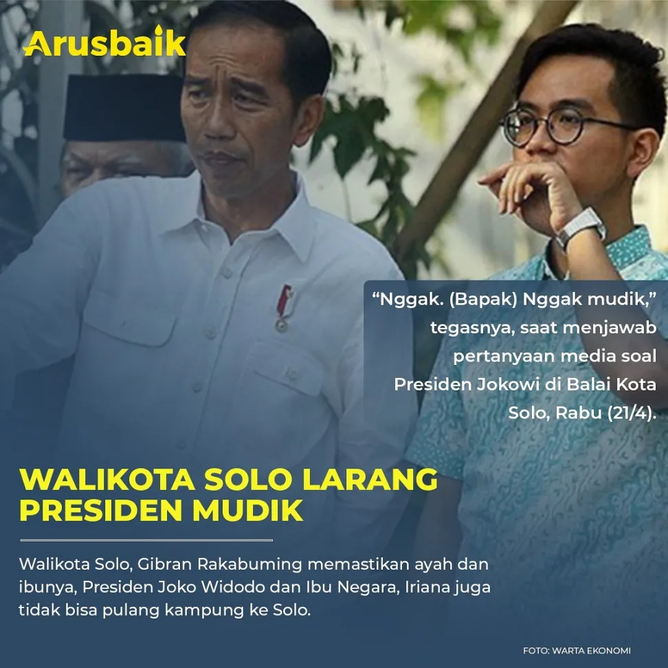 Walikota Solo Larang Presiden Mudik
