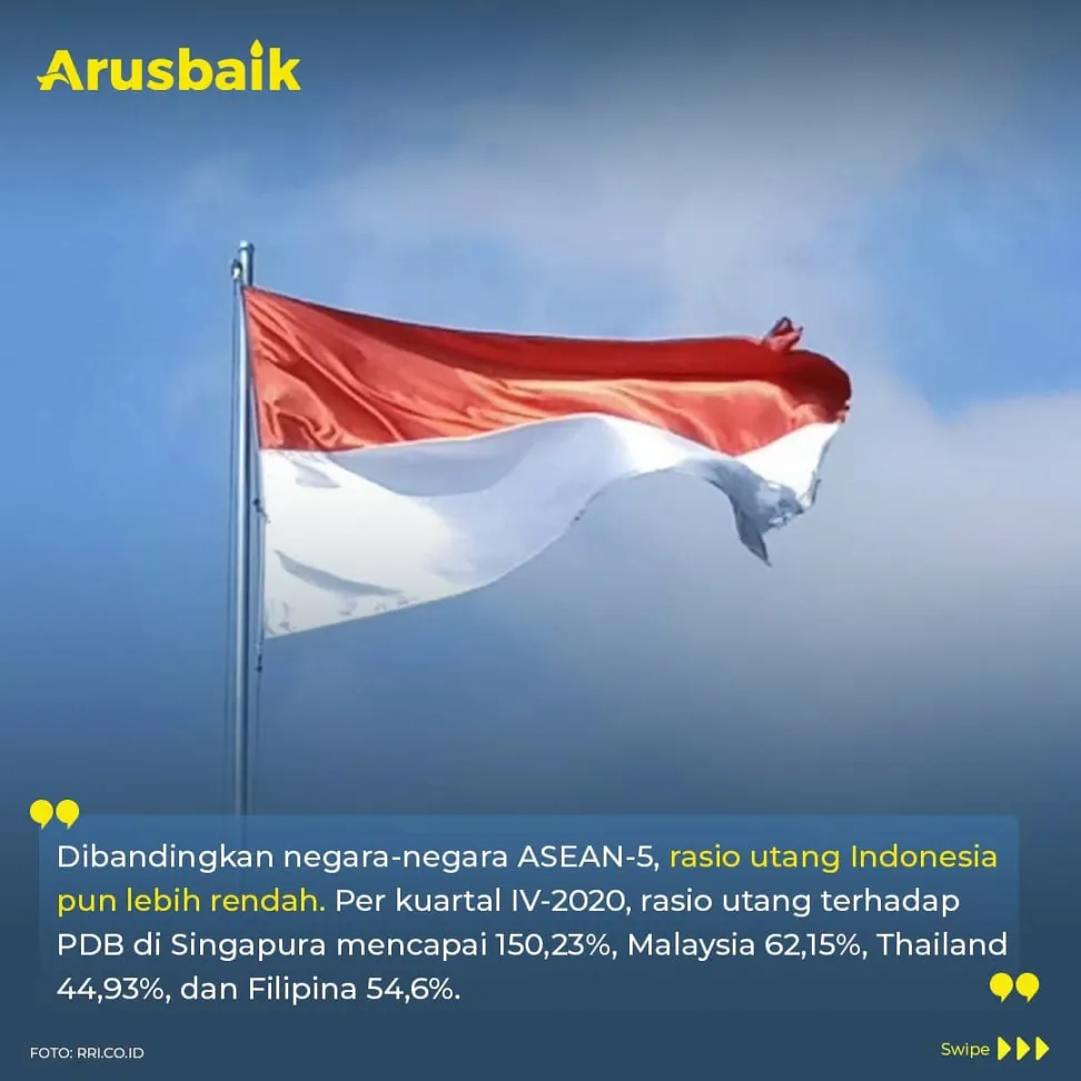 Catat, Rasio Utang RI Tetap Lebih Baik Daripada Negara Lain