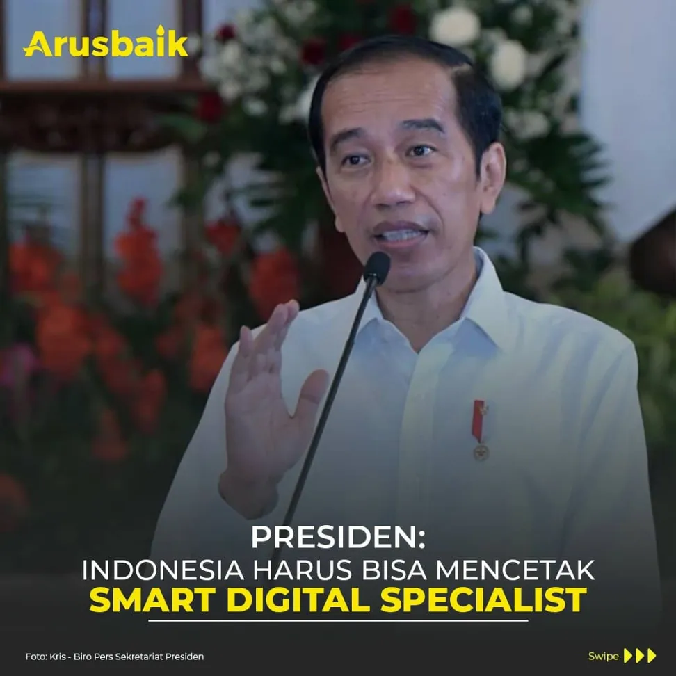Presiden: Indonesia Harus Bisa Mencetak Smart Digital Specialist