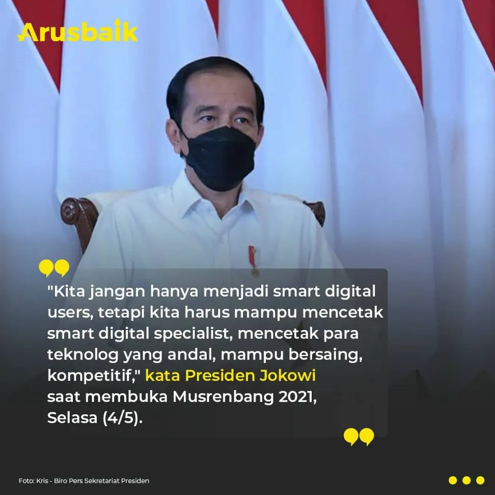 Presiden: Indonesia Harus Bisa Mencetak Smart Digital Specialist