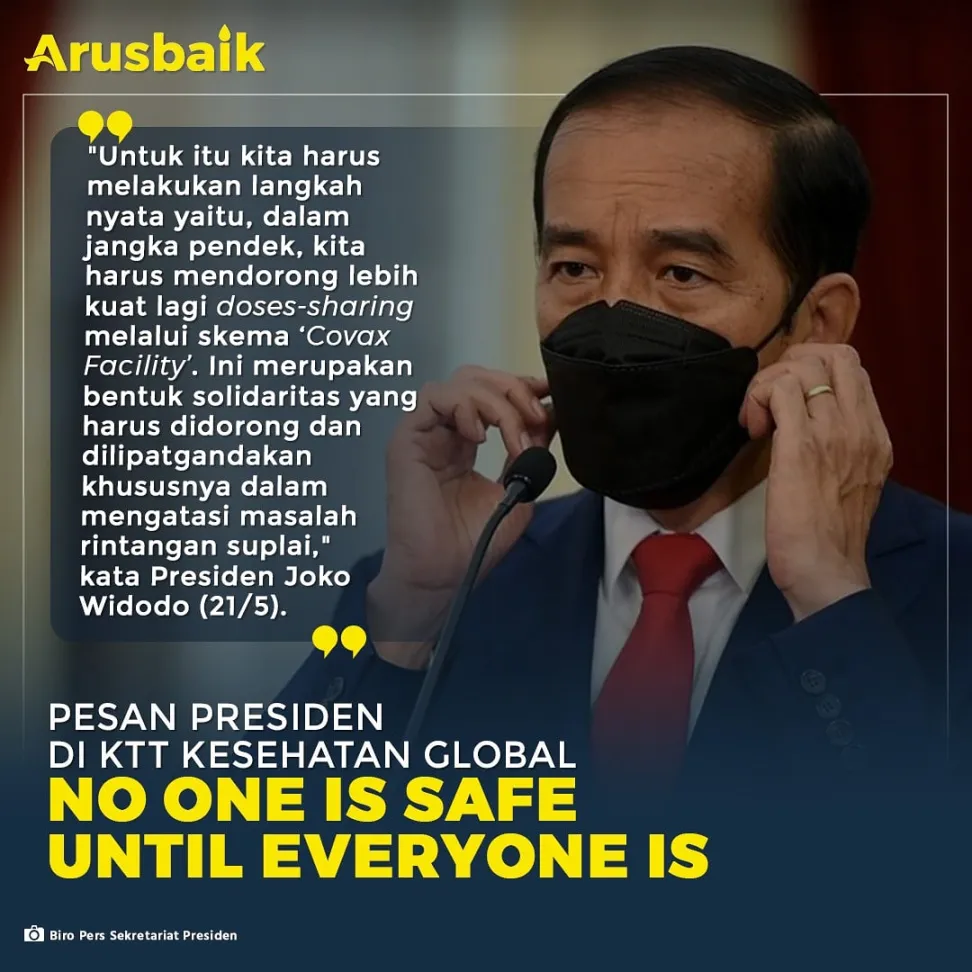 Bicara di KTT Kesehatan Global, Ini yang Disampaikan Presiden Jokowi