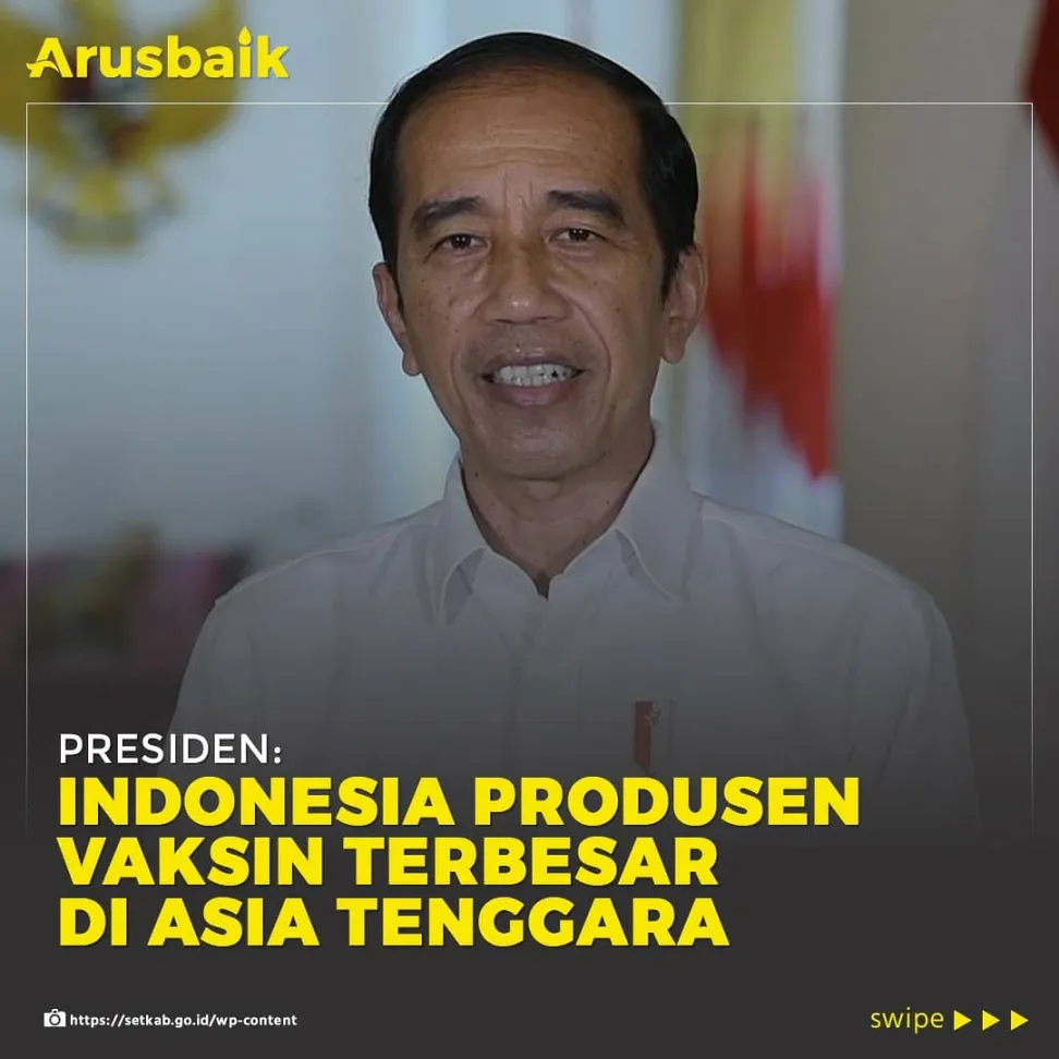 Presiden: Indonesia Produsen Vaksin Terbesar di Asia Tenggara