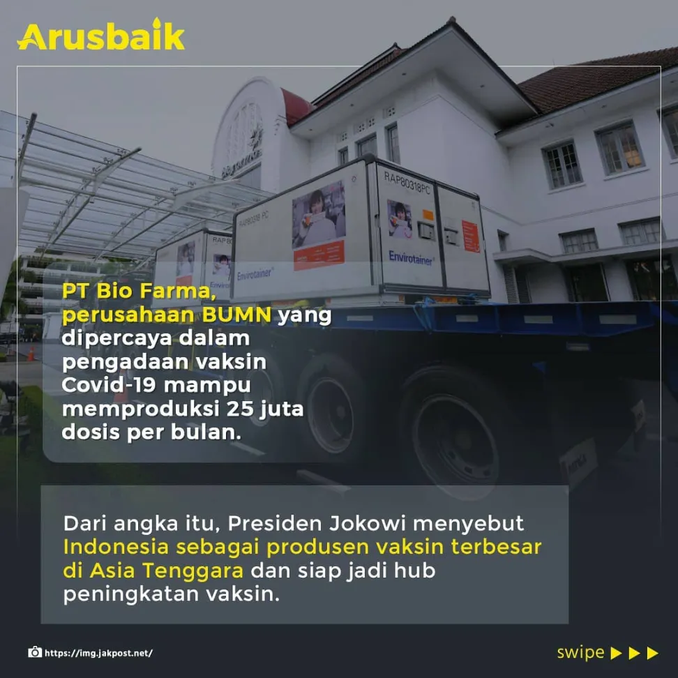 Presiden: Indonesia Produsen Vaksin Terbesar di Asia Tenggara
